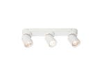 Veiling - 2x GU10 Opbouwspot Armatuur triple cilinder zand w, Nieuw