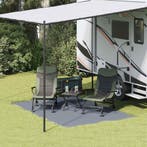 vidaXL Tenttapijt Blauw en Grijs 300 x 200 cm Polyetheen, Caravans en Kamperen, Tentaccessoires, Verzenden, Nieuw