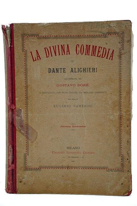 Dante Alighieri / Gustave Doré - La Divina Commedia - 1887, Antiquités & Art, Antiquités | Livres & Manuscrits