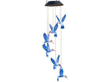 Veiling - Solar lamp - kolibrie, Nieuw