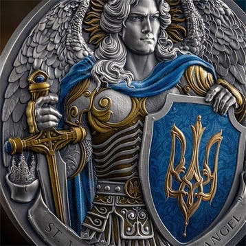Niue. 10 Dollars 2024 St. Michael: The Patron of Kyiv -