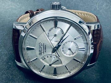 Seiko - Presage - 6R20-00B0 - Homme - 2020 et après, Bijoux, Sacs & Beauté