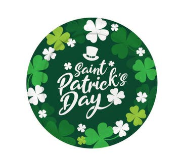St. PatrickS Day Borden 23cm 6st, Verzenden, Nieuw