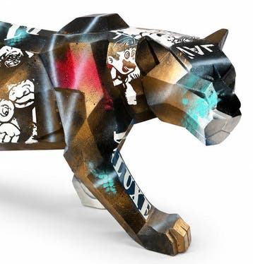 Daluxe Art - 1999 • XXL Pop Art Panther – 80 cm