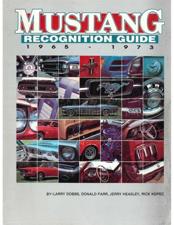 MUSTANG RECOGNITION GUIDE 1965-1973, Nieuw