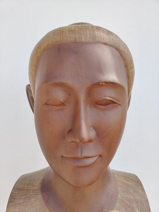 Donna Birmana - Buste - Myanmar/Birmanie, Antiquités & Art, Art | Art non-occidental