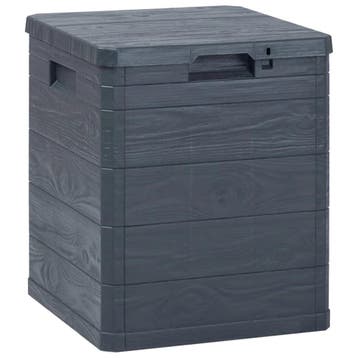 Opbergbox 90L Antraciet | Retour deal | 33% korting!, Tuin en Terras, Bergingen en Tuinkasten, Verzenden, Zo goed als nieuw, Kunststof