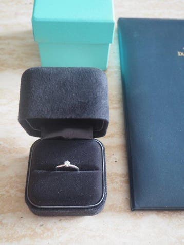 Tiffany & Co. - Bague de fiançailles Platine Diamant