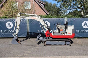 Veiling: Rupsgraafmachine Takeuchi TB125 Diesel 17kW 2008 (M, Ophalen
