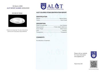 ALGT Gecertificeerd - Groot en Meesterlijk Natuurlijk Kwarts