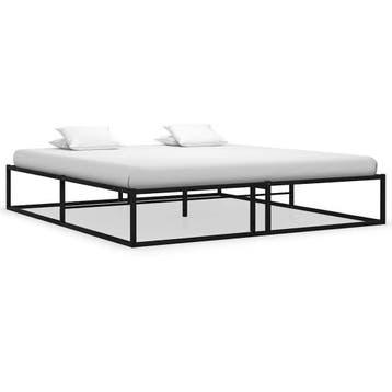 Bedframe 180x200 -35% Retour deal! Slaap zacht., Huis en Inrichting, Slaapkamer | Bedden, Verzenden, Zwart, Tweepersoons, Zo goed als nieuw