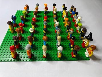 Lego Minifiguur - World City - 50 Lego Mini Figuren Minifig, Nieuw