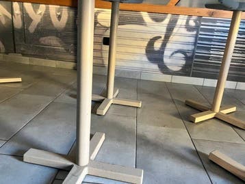 Pedrali - Tafel - Vet 70x70 - Metaal, Plastic - Tafel