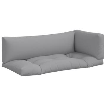 Palletkussens grijs - 46% korting! Upgrade je terras voor..., Verzenden, Zo goed als nieuw, Overige materialen, Loungeset