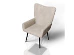Veiling - Oorfauteuil / Relaxfauteuil Odense - Beige - Cordu, Huis en Inrichting, Fauteuils, Nieuw