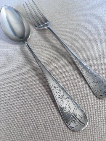Bestekset (2) - Zilver - zilveren bestek