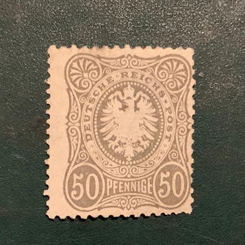 Empire allemand 1877 - 50 Pfennige avec un bon centrage -, Gestempeld
