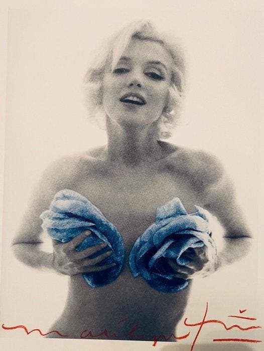 Bert Stern (1929–2013) - Famous Marilyn Monroe Classic Blue, Antiquités & Art, Art | Objets design