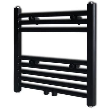 Zwarte designradiator 480x480 mm - Luxe badkamer voor een..., 30 tot 80 cm, Verzenden, Radiator, Minder dan 60 cm