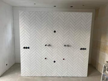 Wandtegel Cifre Block Handvorm Wit Mat 7,5x30 (Muurtegels), Ophalen of Verzenden, Wandtegels