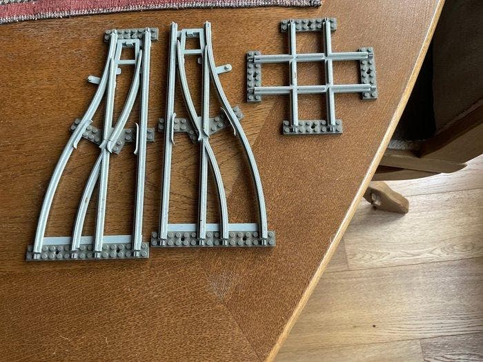 lego H0 - 7750, 7854, 7846 - Treinstel (7) - Gebruikt,, Enfants & Bébés, Jouets | Duplo & Lego