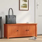 vidaXL Schoenenkast Waskleur Bruin 110 x 38 x 45,5 cm, Verzenden