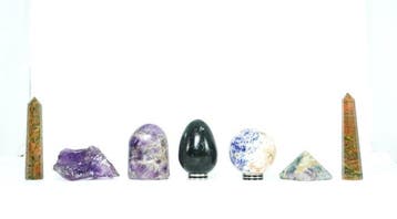 Améthyste violette naturelle rare, fluorite verte, pierre de