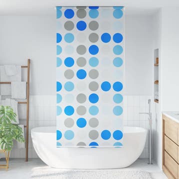 vidaXL Rolgordijn voor douche 100x240 cm cirkel, Huis en Inrichting, Verzenden, Nieuw