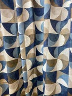 Exclusieve Art Deco-stof met golvende geometrische ontwerpen