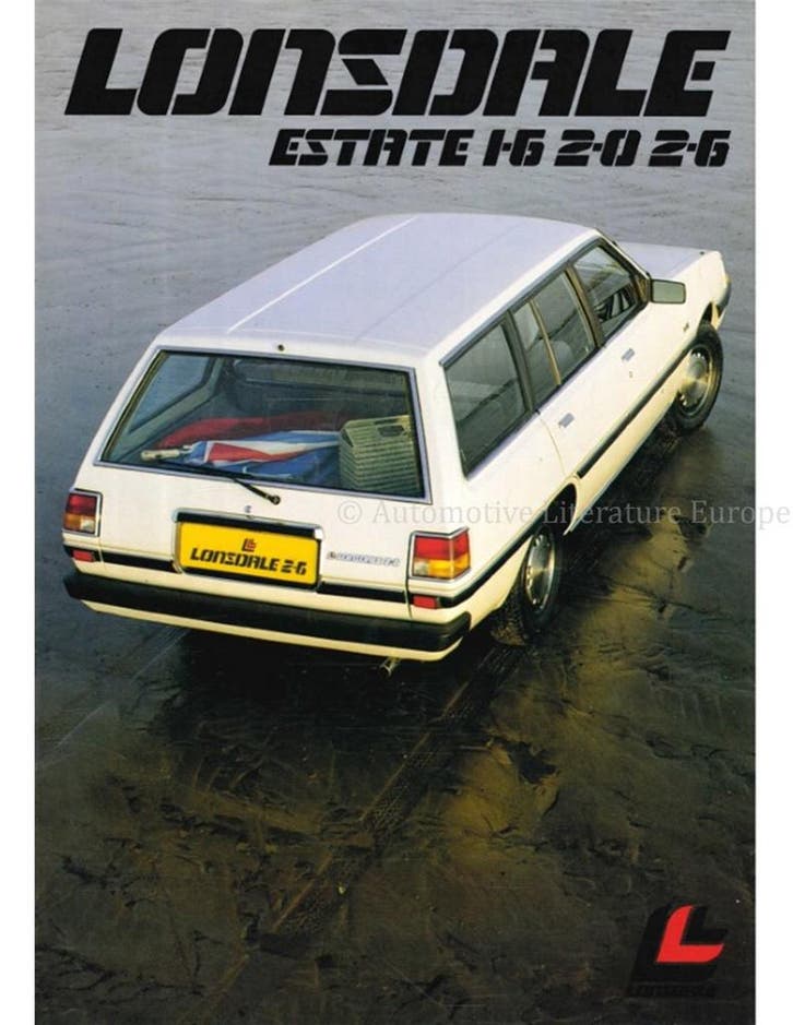 1982 LONSDALE ESTATE BROCHURE ENGELS, Livres, Autos | Brochures & Magazines