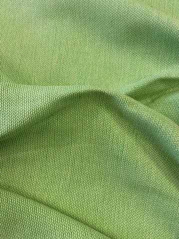 Prachtige en zachte stof, geweven van linnen en appelgroene