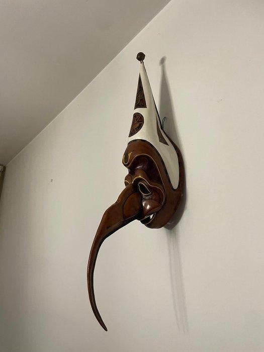 Carnavalsmasker - Italië - 1980-1990 - Fratelli De Marchi, Antiquités & Art, Curiosités & Brocante