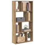 vidaXL Boekenkast 60x20x120,5 cm bewerkt hout artisanaal, Verzenden, Nieuw