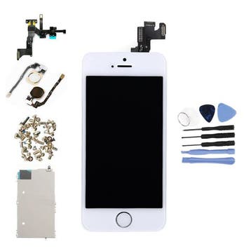 iPhone 5S Voorgemonteerd Scherm (Touchscreen + LCD +, Verzenden