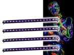Ibiza Light LED-UVBAR18-4 Wash Blacklight 18x 3W 4 Pack, Nieuw