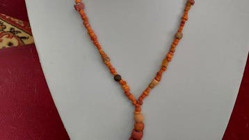 Égypte ancienne Faience collier de perles (Sans prix de