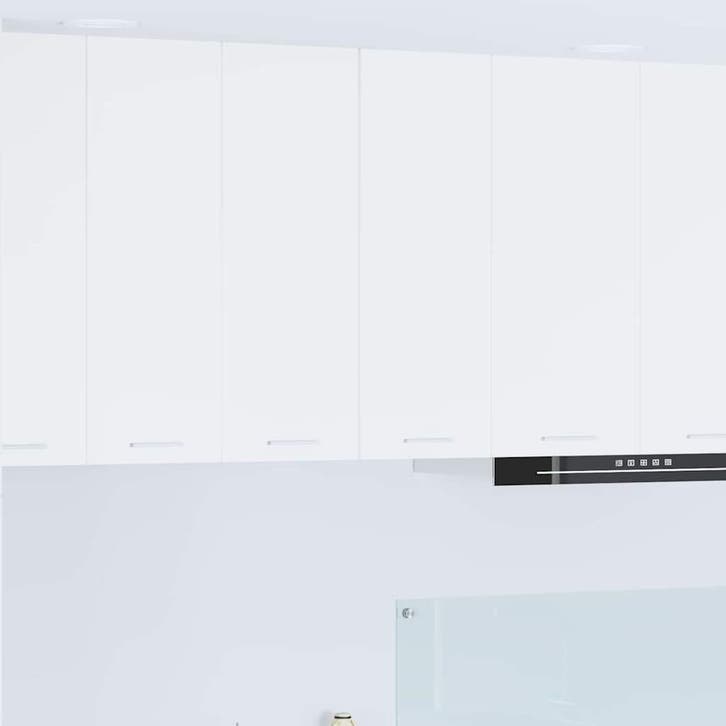 vidaXL Hangkast Wit 30 x 31 x 80 cm Bewerkt hout, Huis en Inrichting, Kasten | Overige, Nieuw, Verzenden