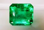 1 pcs Groen Smaragd - 3.93 ct - Instituto Gemólogico Español, Nieuw