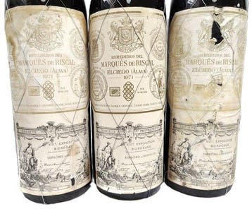 1971 Marqués de Riscal - Rioja Reserva - 3 Flessen (0.75