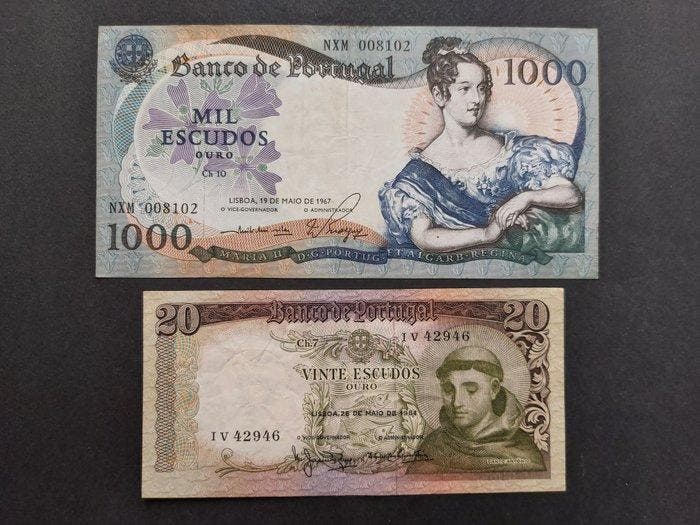 Portugal. - 24 Banknotes - Various Dates (Zonder, Timbres & Monnaies, Billets de banque | Europe | Billets non-euro