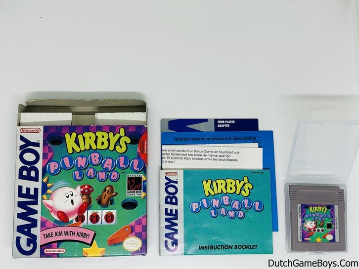 Gameboy Classic - Kirby Pinball Land - USA, Games en Spelcomputers, Games | Nintendo Game Boy, Gebruikt, Verzenden