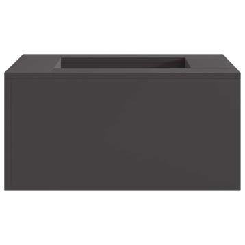 vidaXL Vuurkom Zwart 60 x 60 x 30 cm weervast staal, Verzenden, Nieuw