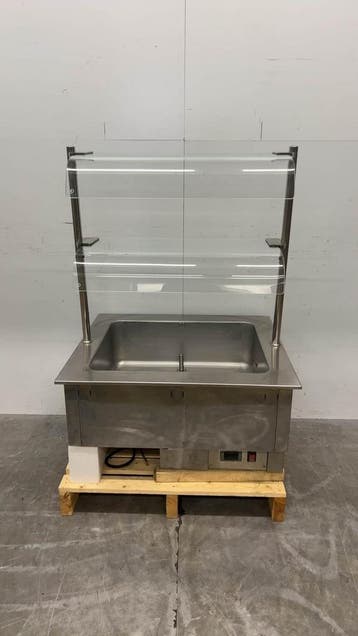 Bain-marie encastrable « drop-in » en acier inoxydable, 2 x, Verzenden, Nieuw in verpakking