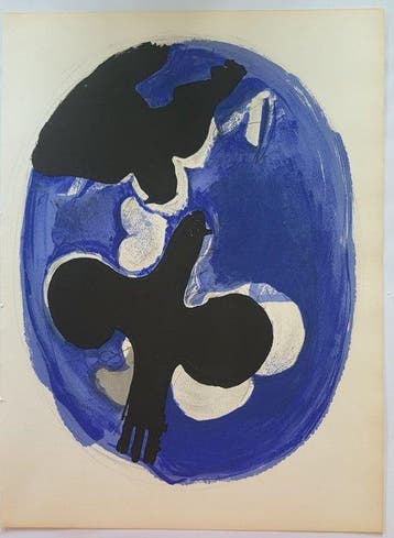 Georges Braque (1882-1963) - 2 lithographies Draeger 1955