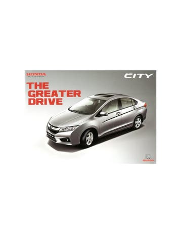 2013 HONDA CITY BROCHURE ENGELS, Ophalen of Verzenden