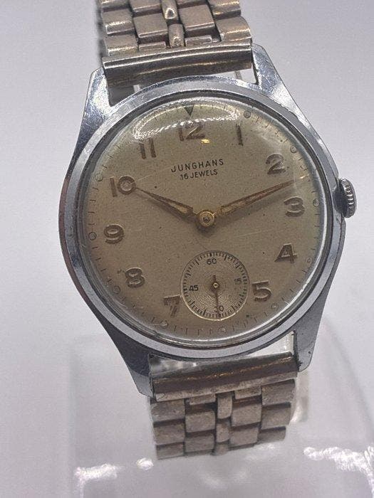 Junghans - pointer Star k3 2168 rare - Zonder minimumprijs -, Handtassen en Accessoires, Horloges | Heren