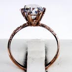 Zonder minimumprijs - Verlovingsring - 14 karaat Roségoud -