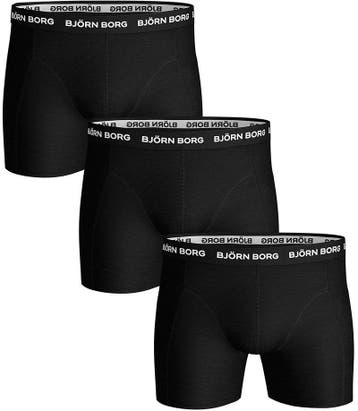 Bjorn Borg Boxers Solid Stretch 3 Pack Black maat S Heren, Kleding | Heren, Ondergoed, Verzenden, Zwart, Bjorn Borg, Boxer