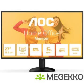 AOC B3 Q27B35S3 27  QHD 120Hz IPS Monitor, Computers en Software, Verzenden, Nieuw