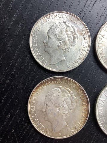 Nederland. Wilhelmina. 2 1/2 Gulden 1940 (Zonder
